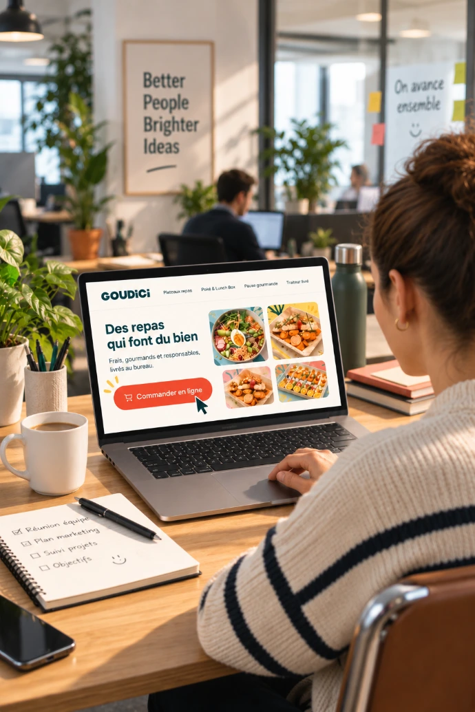 Commande en ligne de plateaux repas