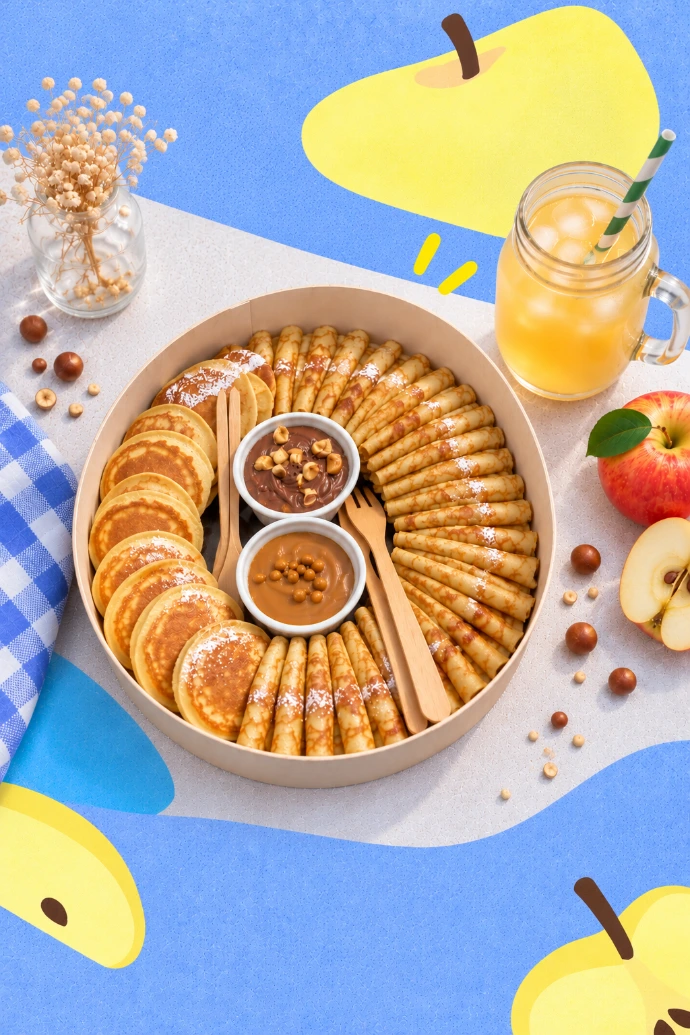 Petit-déjeuner d'entreprise livré au bureau